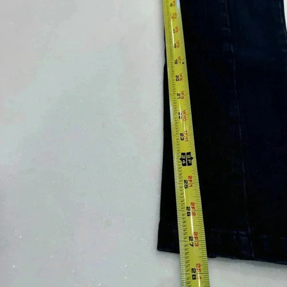 J. McLaughlin Hastings Jeans High Rise Skinny Sailor Front Gold Snaps Size 4 - Picture 9 of 13